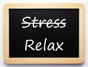 Stress / Relax - Concept Sign